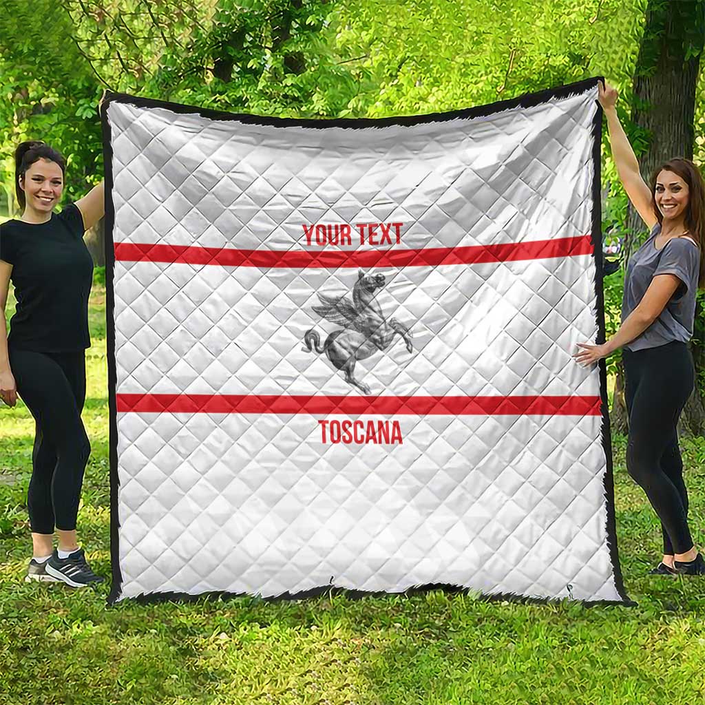 Personalized Italy Tuscany Pegasus Rampant Quilt Inspiration Flags Style
