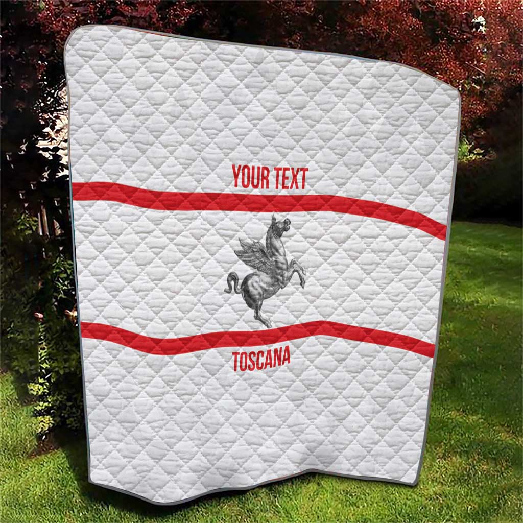 Personalized Italy Tuscany Pegasus Rampant Quilt Inspiration Flags Style