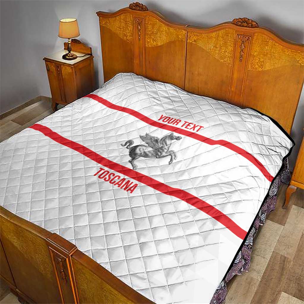 Personalized Italy Tuscany Pegasus Rampant Quilt Inspiration Flags Style