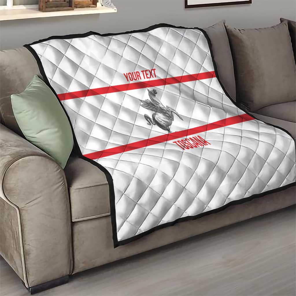 Personalized Italy Tuscany Pegasus Rampant Quilt Inspiration Flags Style