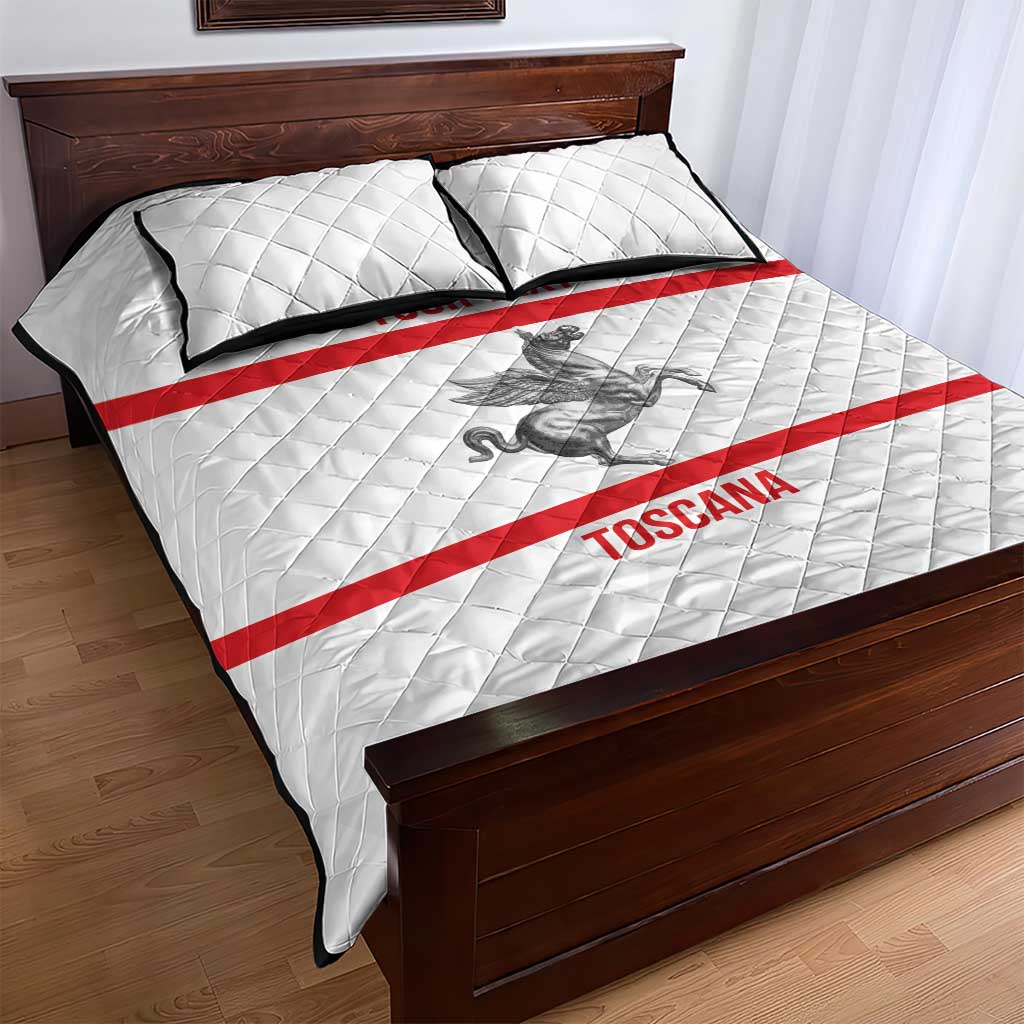 Personalized Italy Tuscany Pegasus Rampant Quilt Bed Set Inspiration Flags Style