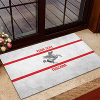 Personalized Italy Tuscany Pegasus Rampant Rubber Doormat Inspiration Flags Style