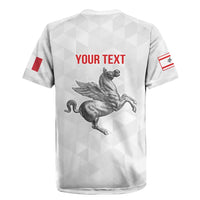 Personalized Italy Tuscany Pegasus Rampant Rugby Jersey Inspiration Flags Style