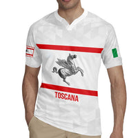 Personalized Italy Tuscany Pegasus Rampant Rugby Jersey Inspiration Flags Style