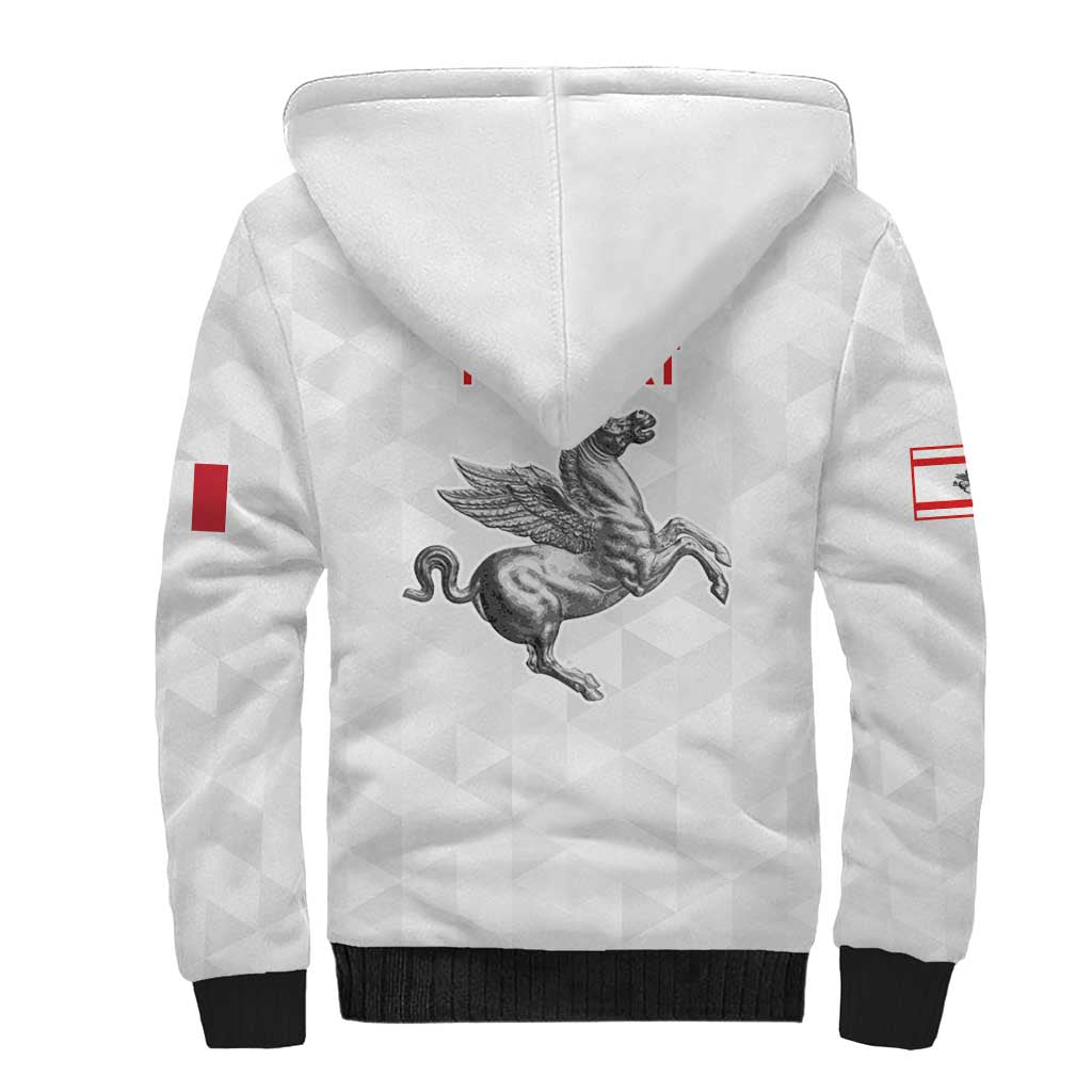 Personalized Italy Tuscany Pegasus Rampant Sherpa Hoodie Inspiration Flags Style