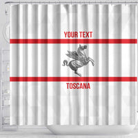 Personalized Italy Tuscany Pegasus Rampant Shower Curtain Inspiration Flags Style