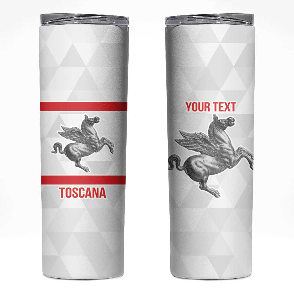 Personalized Italy Tuscany Pegasus Rampant Skinny Tumbler Inspiration Flags Style