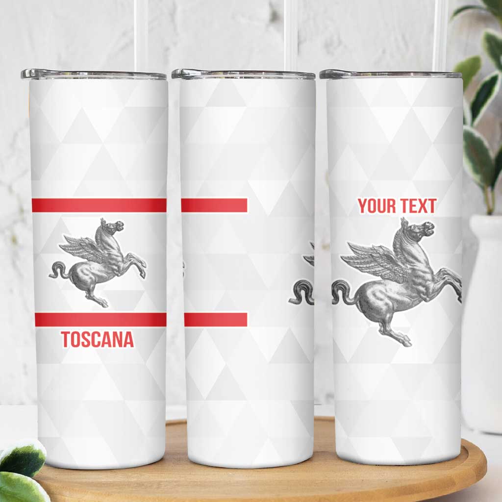 Personalized Italy Tuscany Pegasus Rampant Skinny Tumbler Inspiration Flags Style