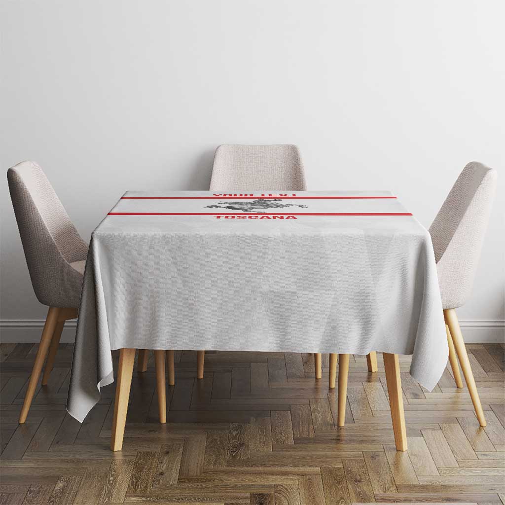 Personalized Italy Tuscany Pegasus Rampant Tablecloth Inspiration Flags Style