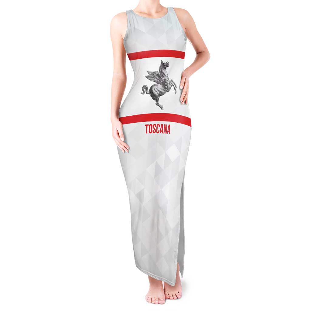 Personalized Italy Tuscany Pegasus Rampant Tank Maxi Dress Inspiration Flags Style