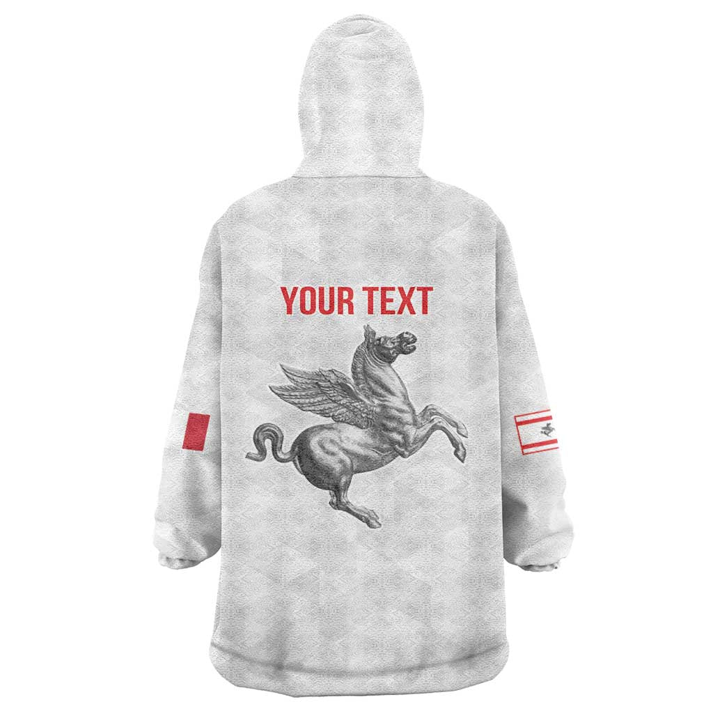 Personalized Italy Tuscany Pegasus Rampant Wearable Blanket Hoodie Inspiration Flags Style