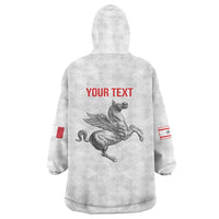 Personalized Italy Tuscany Pegasus Rampant Wearable Blanket Hoodie Inspiration Flags Style