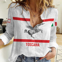 Personalized Italy Tuscany Pegasus Rampant Women Casual Shirt Inspiration Flags Style