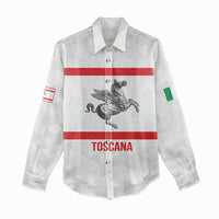 Personalized Italy Tuscany Pegasus Rampant Women Casual Shirt Inspiration Flags Style
