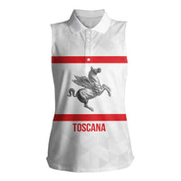 Personalized Italy Tuscany Pegasus Rampant Women Sleeveless Polo Shirt Inspiration Flags Style