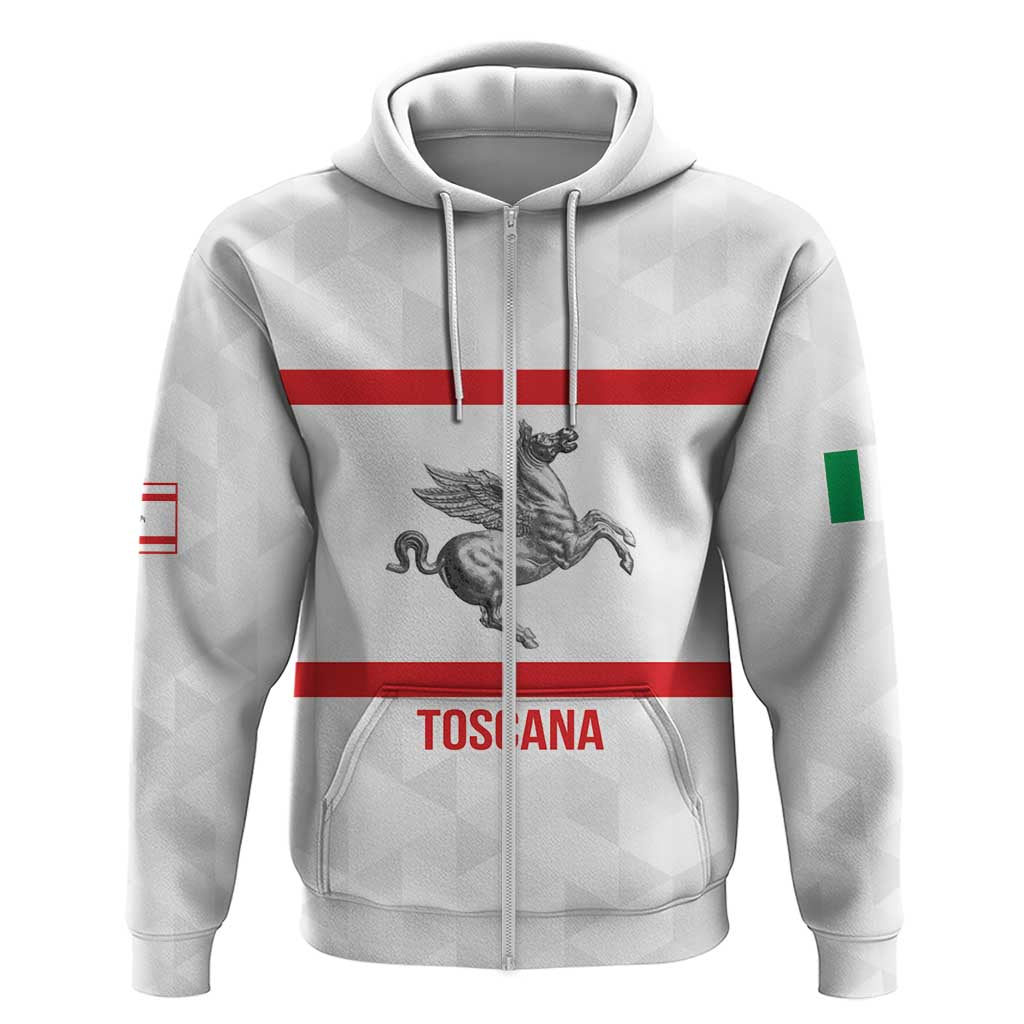 Personalized Italy Tuscany Pegasus Rampant Zip Hoodie Inspiration Flags Style