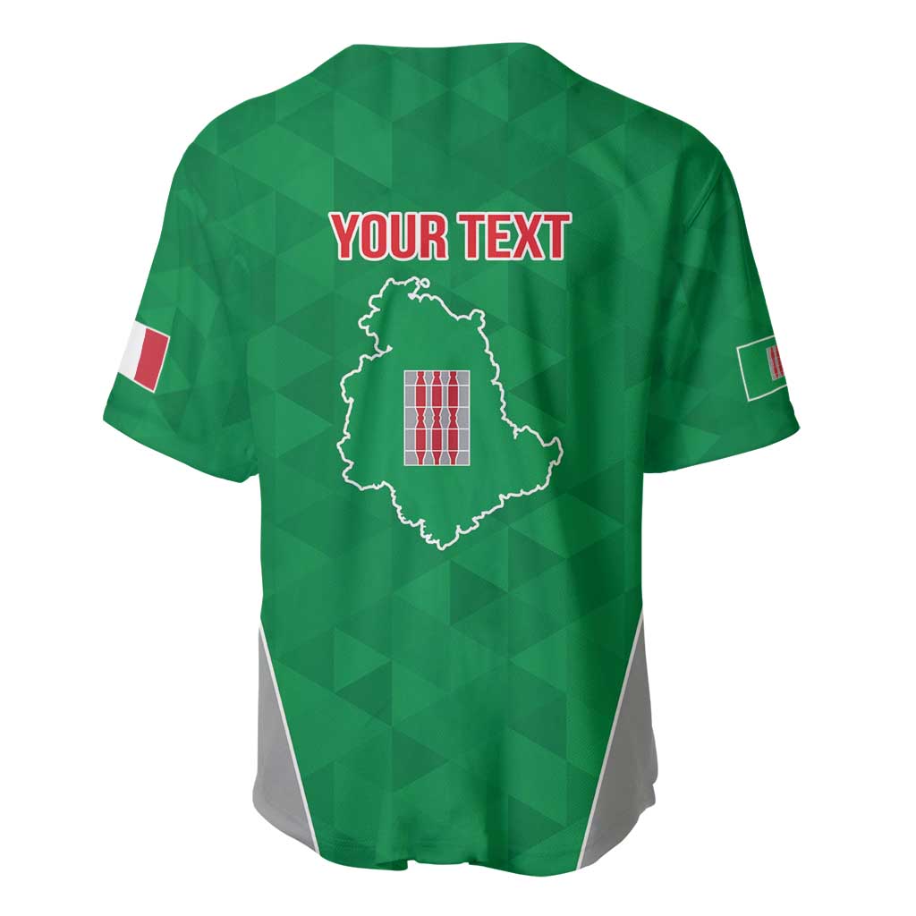 Personalized Italy Umbria Baseball Jersey Inspiration Flags Style LT9