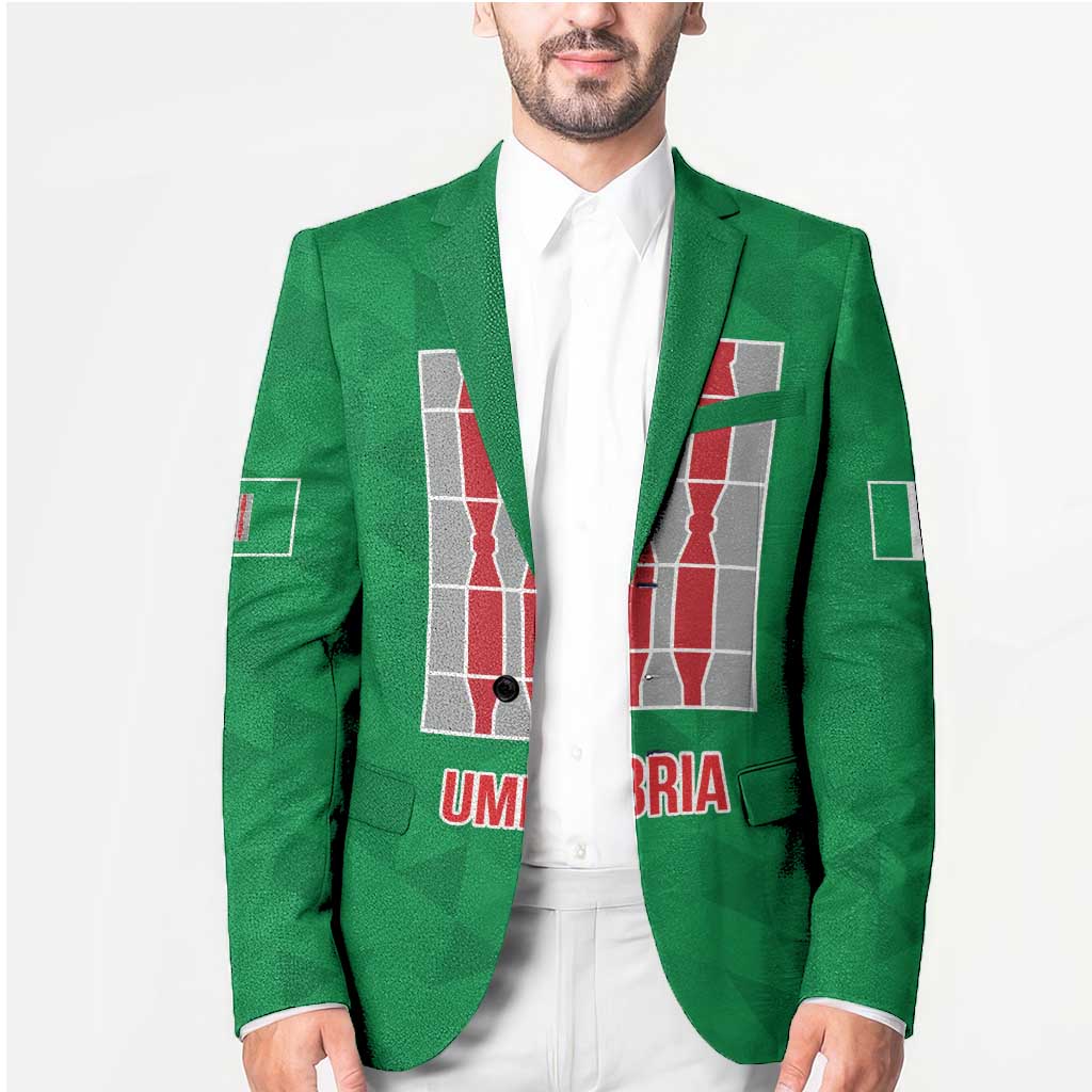 Personalized Italy Umbria Blazer Inspiration Flags Style - Wonder Print Shop