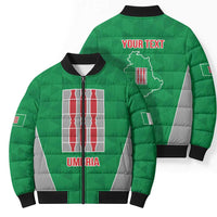 Personalized Italy Umbria Bomber Puffer Jacket Inspiration Flags Style - Wonder Print Shop