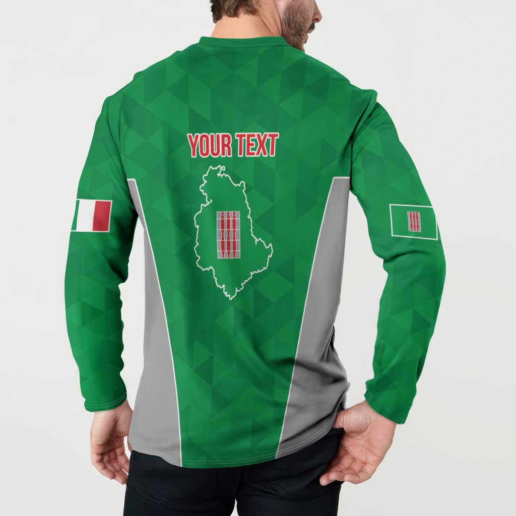 Personalized Italy Umbria Button Sweatshirt Inspiration Flags Style LT9