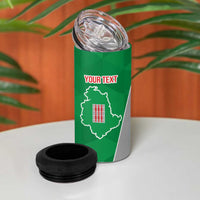 Personalized Italy Umbria 4 in 1 Can Cooler Tumbler Inspiration Flags Style LT9