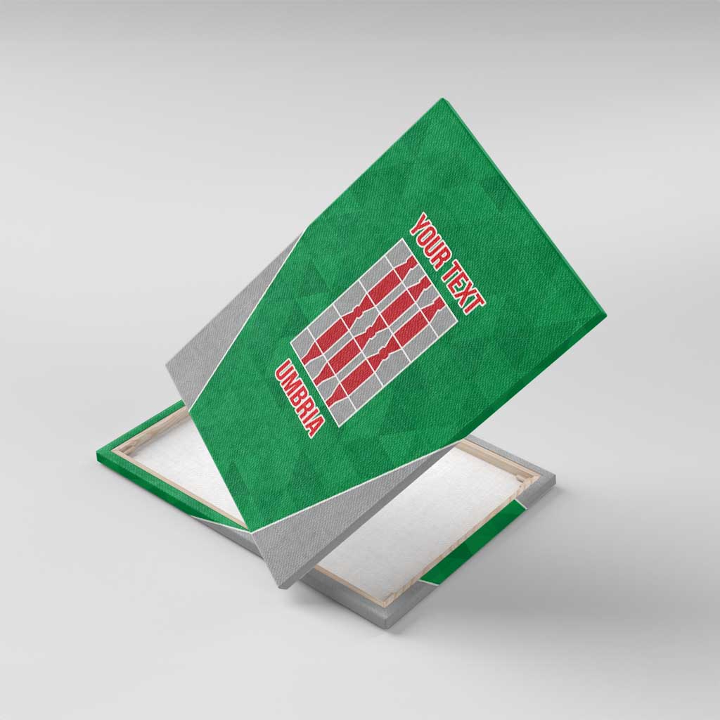 Personalized Italy Umbria Canvas Wall Art Inspiration Flags Style LT9