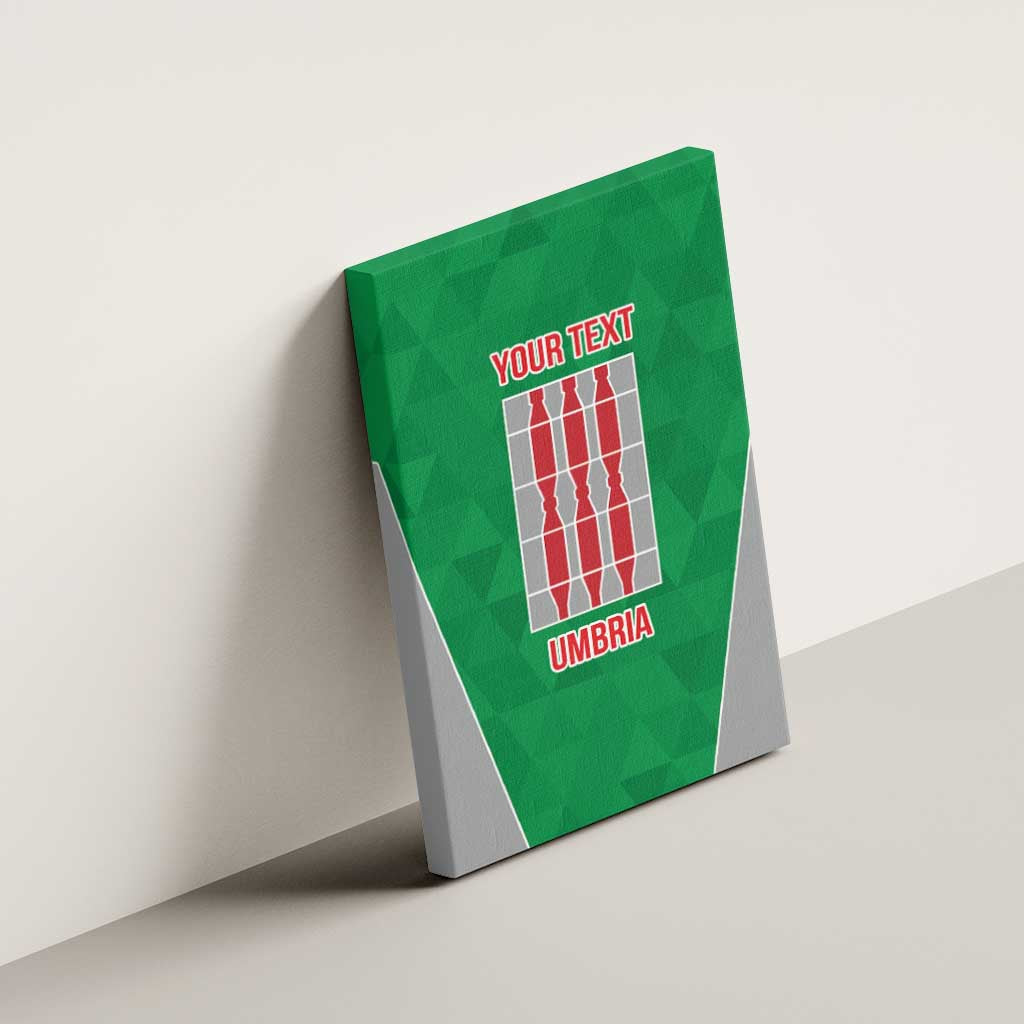 Personalized Italy Umbria Canvas Wall Art Inspiration Flags Style LT9