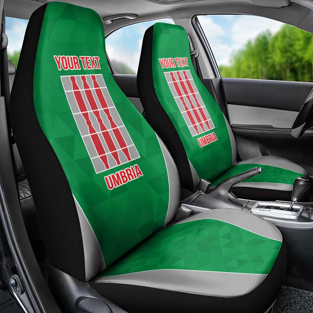 Personalized Italy Umbria Car Seat Cover Inspiration Flags Style LT9