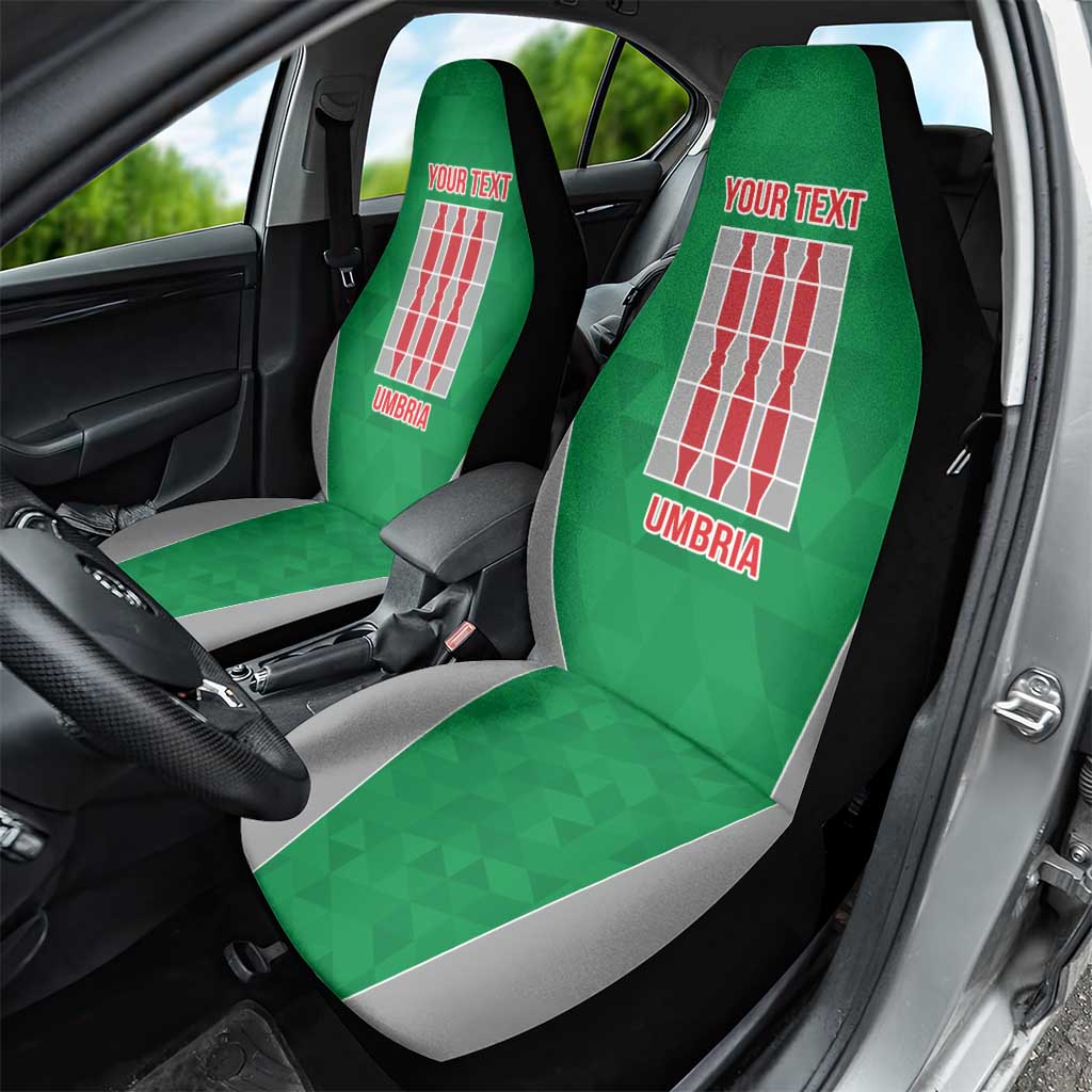 Personalized Italy Umbria Car Seat Cover Inspiration Flags Style LT9