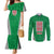 Personalized Italy Umbria Couples Matching Mermaid Dress and Long Sleeve Button Shirt Inspiration Flags Style LT9