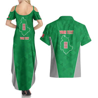 Personalized Italy Umbria Couples Matching Summer Maxi Dress and Hawaiian Shirt Inspiration Flags Style LT9