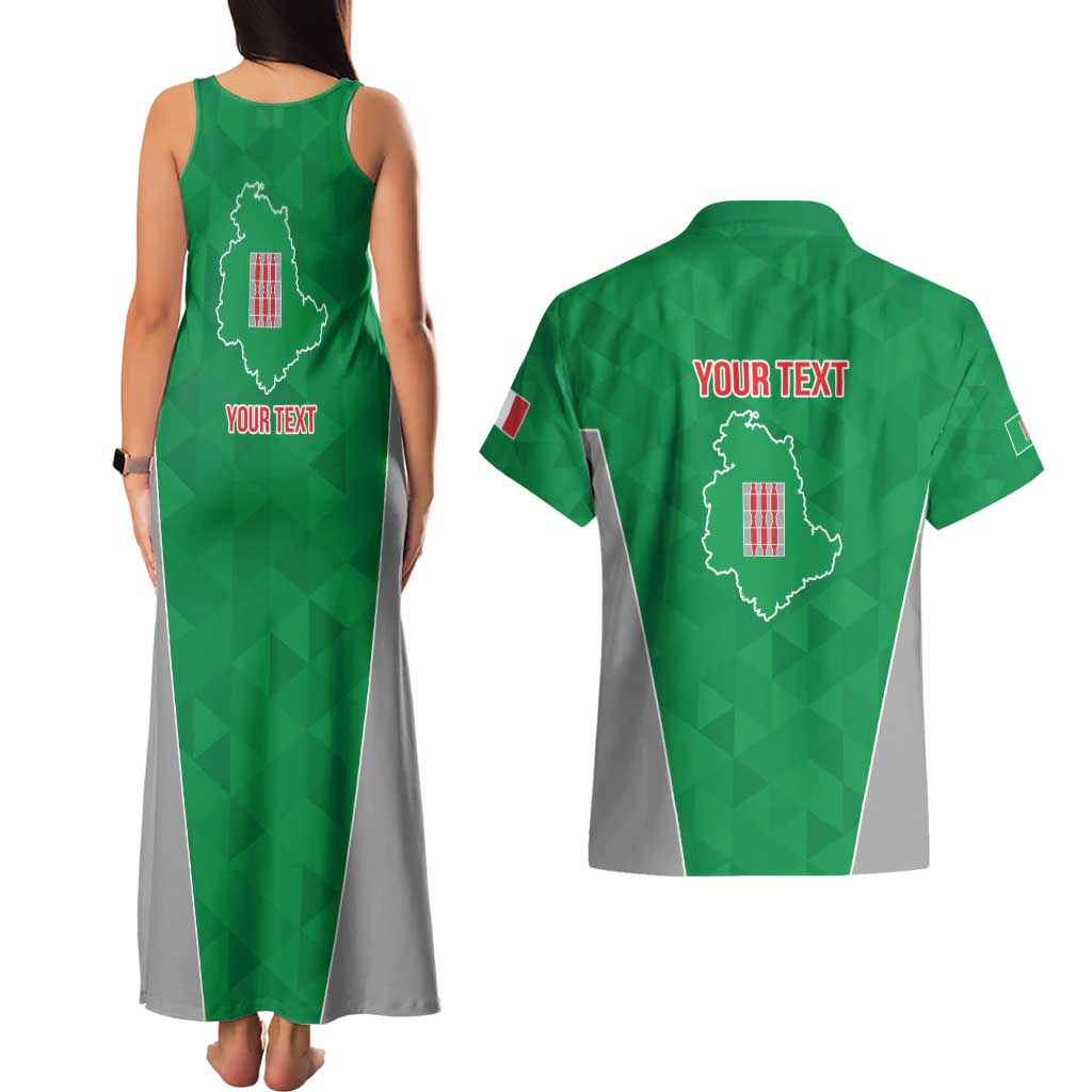 Personalized Italy Umbria Couples Matching Tank Maxi Dress and Hawaiian Shirt Inspiration Flags Style LT9