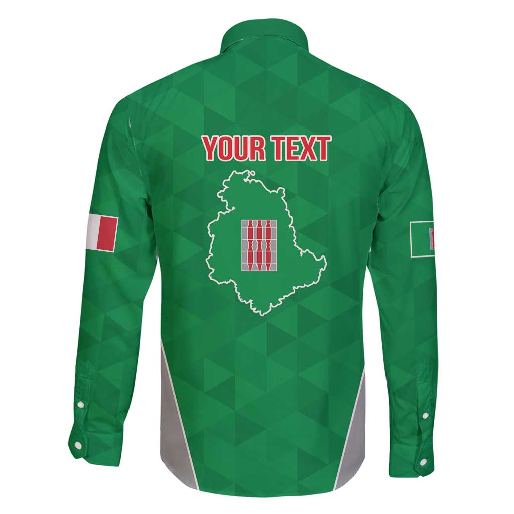 Personalized Italy Umbria Family Matching Long Sleeve Bodycon Dress and Hawaiian Shirt Inspiration Flags Style LT9