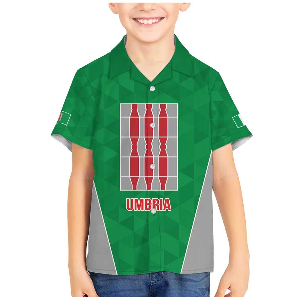 Personalized Italy Umbria Family Matching Mermaid Dress and Hawaiian Shirt Inspiration Flags Style LT9