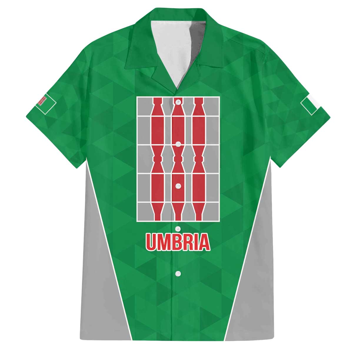 Personalized Italy Umbria Family Matching Off The Shoulder Long Sleeve Dress and Hawaiian Shirt Inspiration Flags Style LT9