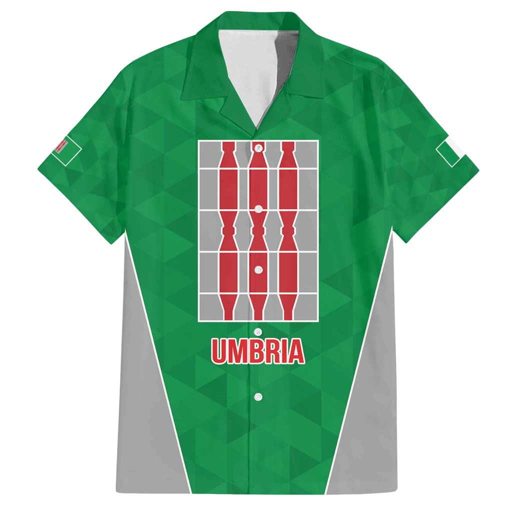 Personalized Italy Umbria Family Matching Off Shoulder Short Dress and Hawaiian Shirt Inspiration Flags Style LT9