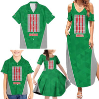 Personalized Italy Umbria Family Matching Summer Maxi Dress and Hawaiian Shirt Inspiration Flags Style LT9