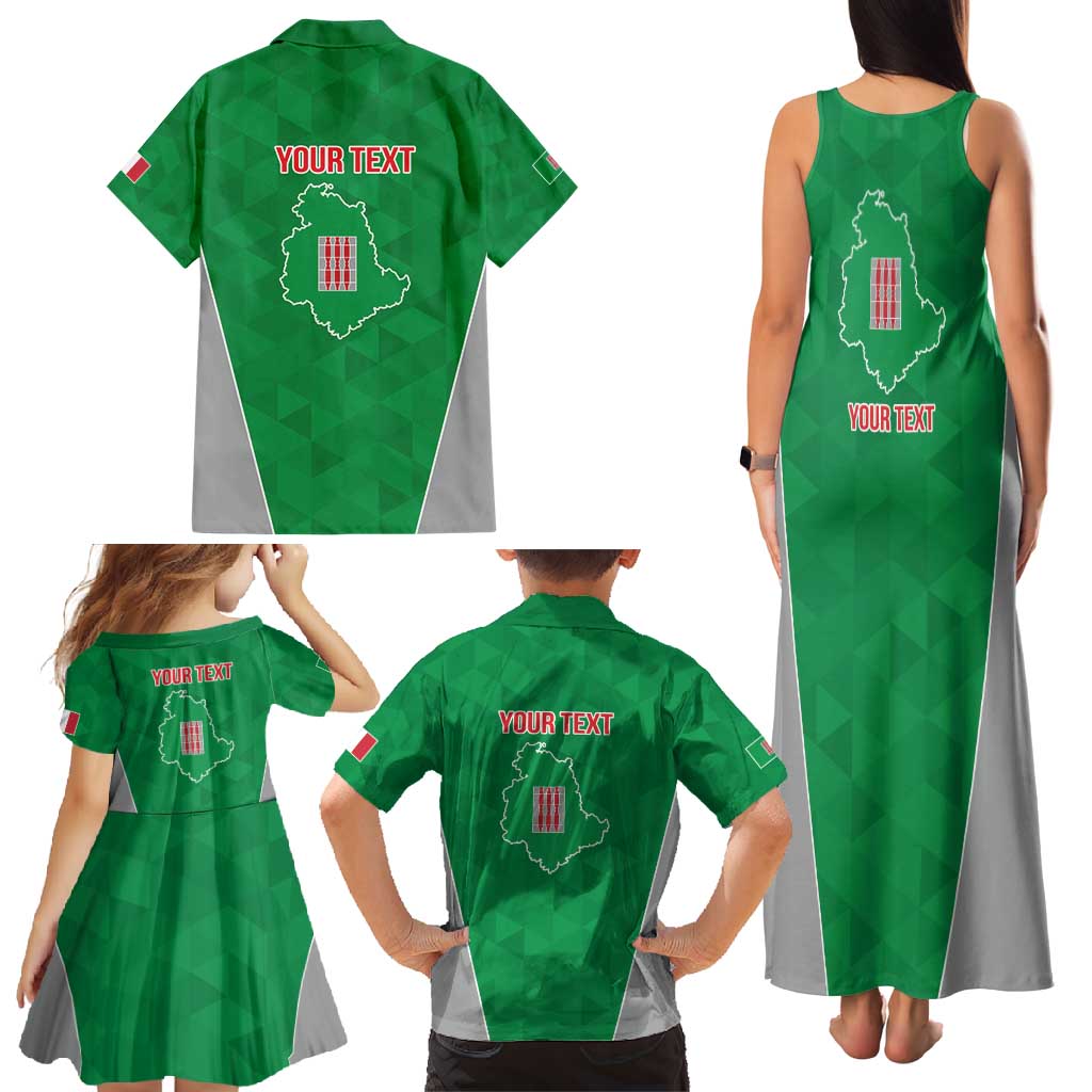 Personalized Italy Umbria Family Matching Tank Maxi Dress and Hawaiian Shirt Inspiration Flags Style LT9