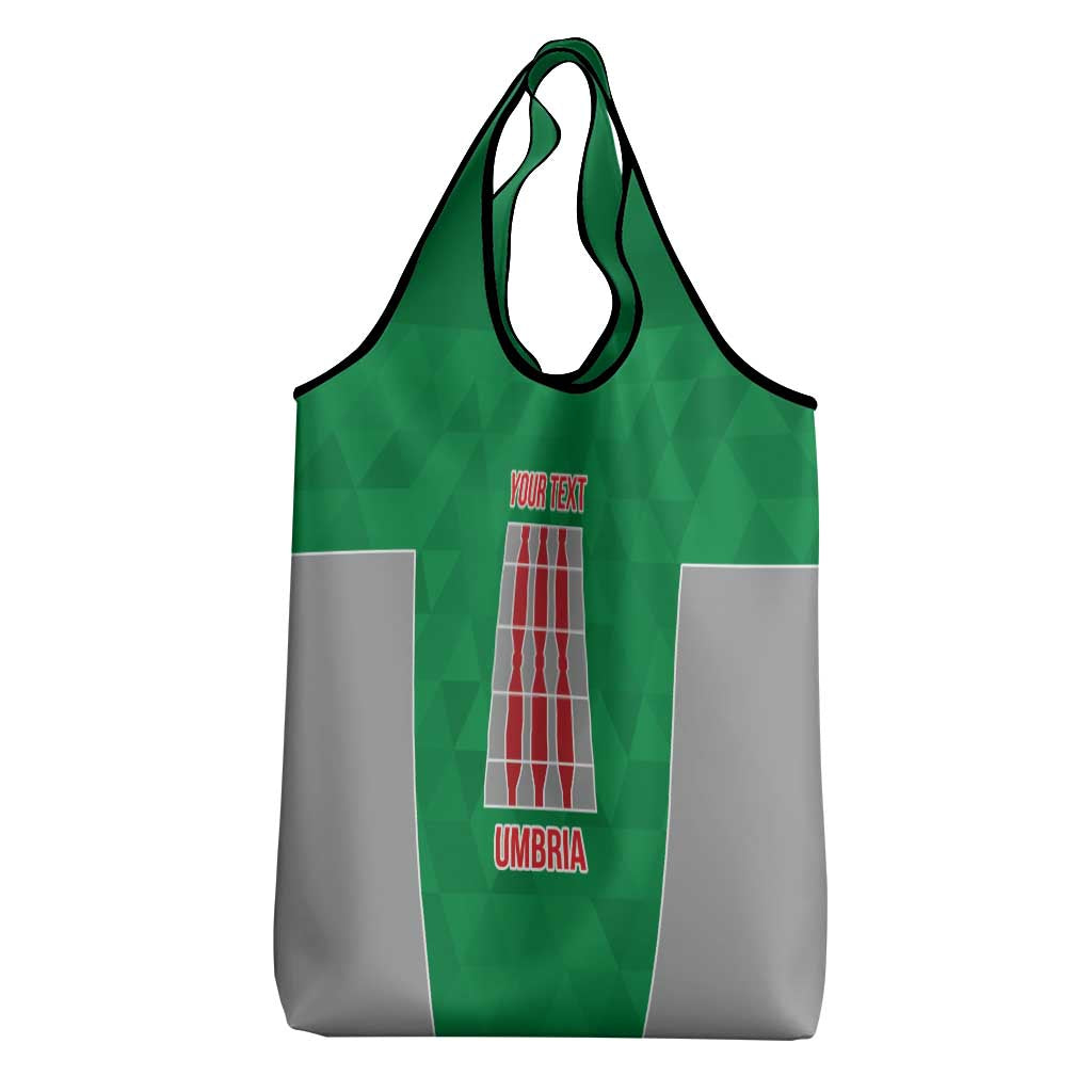 Personalized Italy Umbria Grocery Bag Inspiration Flags Style LT9