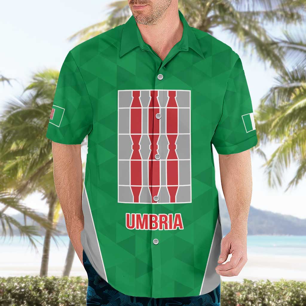 Personalized Italy Umbria Hawaiian Shirt Inspiration Flags Style LT9