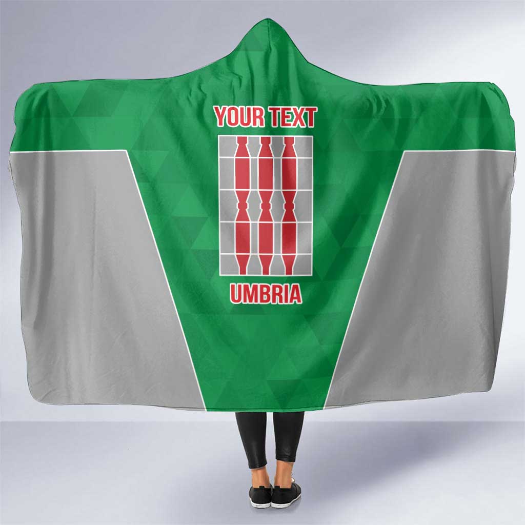 Personalized Italy Umbria Hooded Blanket Inspiration Flags Style LT9