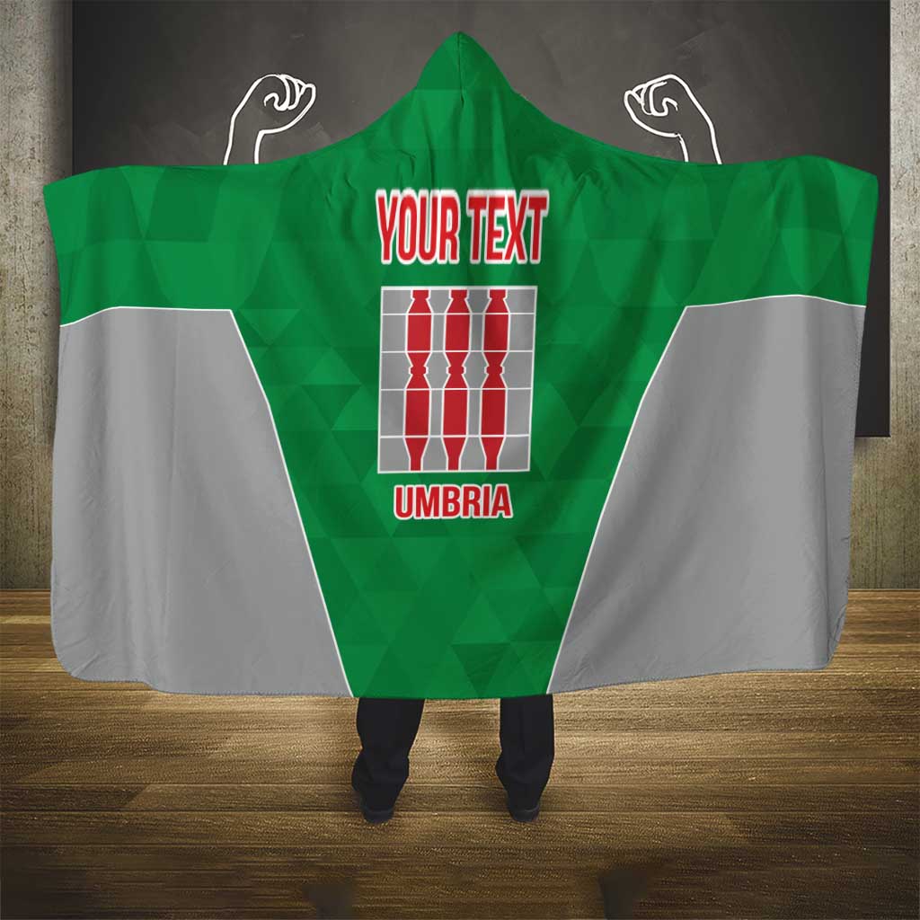 Personalized Italy Umbria Hooded Blanket Inspiration Flags Style LT9