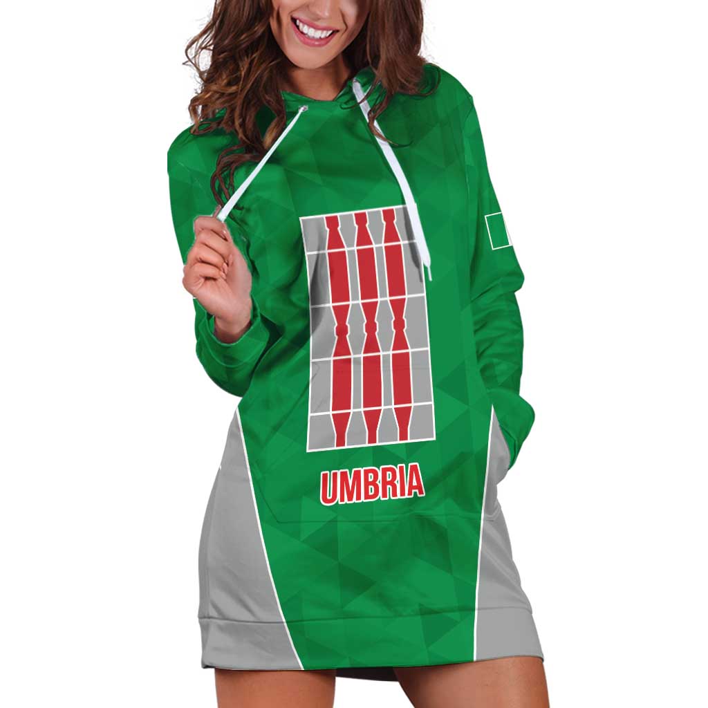 Personalized Italy Umbria Hoodie Dress Inspiration Flags Style LT9