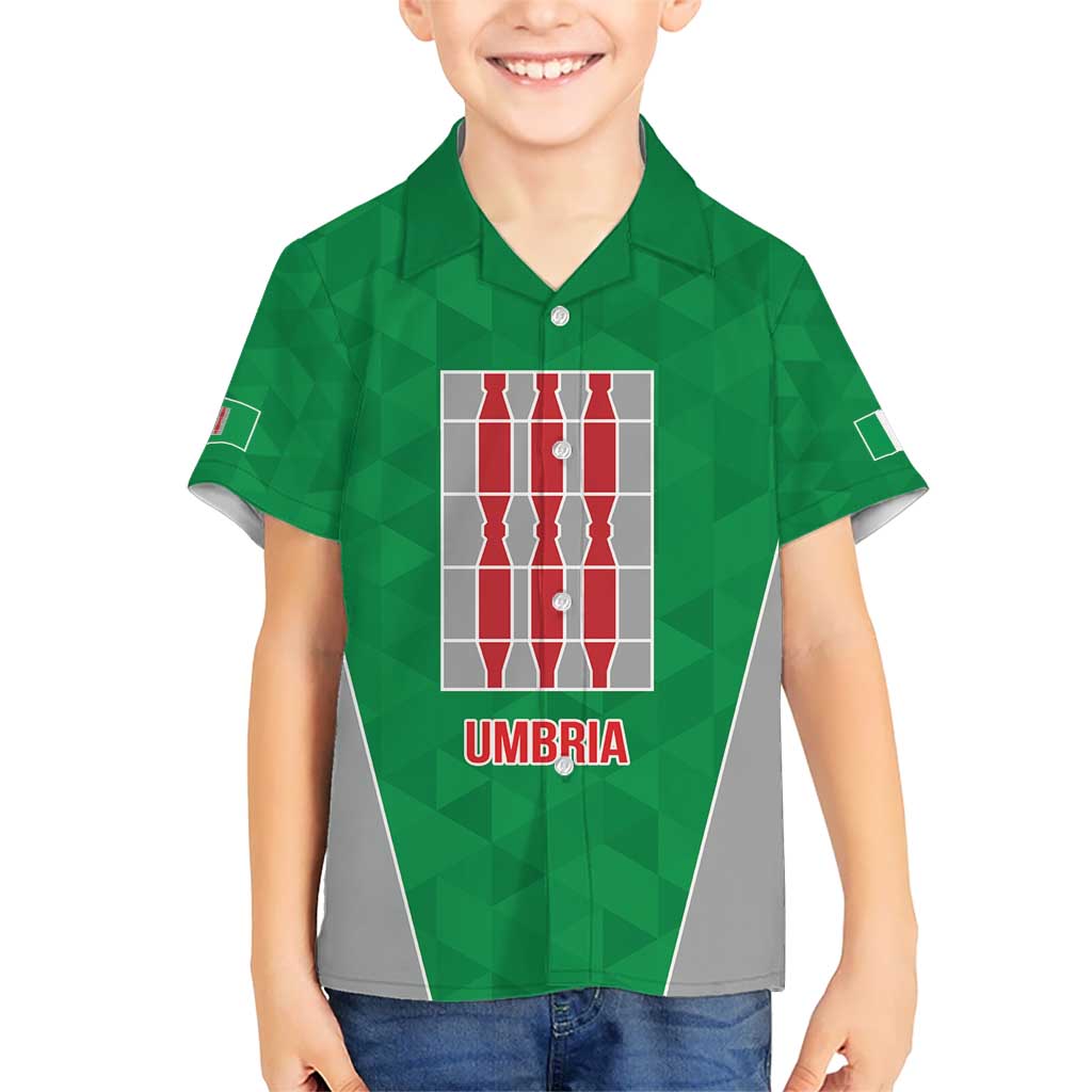 Personalized Italy Umbria Kid Hawaiian Shirt Inspiration Flags Style LT9