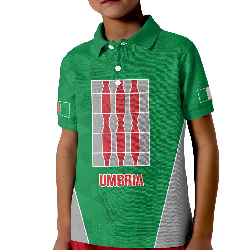 Personalized Italy Umbria Kid Polo Shirt Inspiration Flags Style LT9