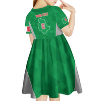 Personalized Italy Umbria Kid Short Sleeve Dress Inspiration Flags Style LT9