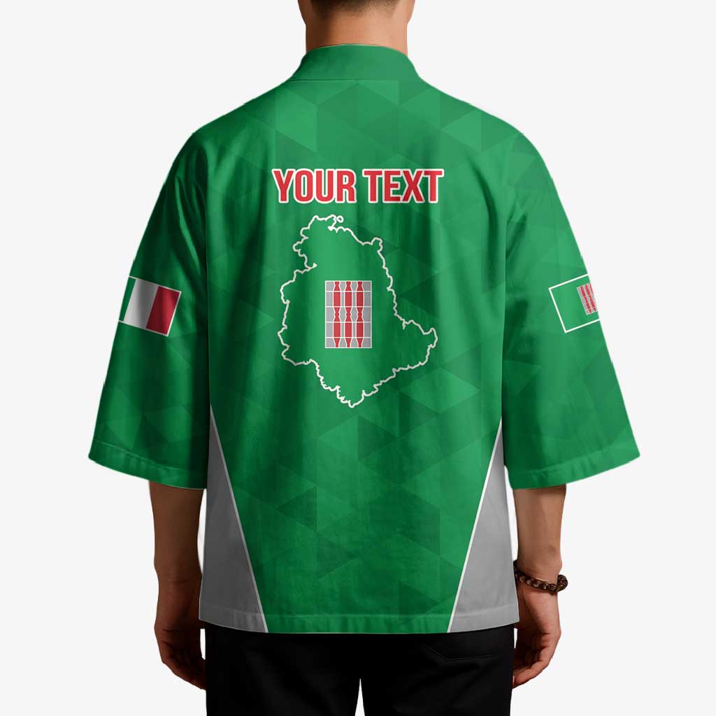 Personalized Italy Umbria Kimono Inspiration Flags Style - Wonder Print Shop