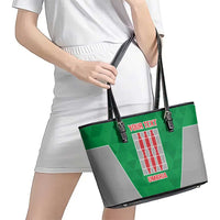 Personalized Italy Umbria Leather Tote Bag Inspiration Flags Style LT9