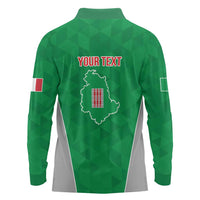 Personalized Italy Umbria Long Sleeve Polo Shirt Inspiration Flags Style LT9
