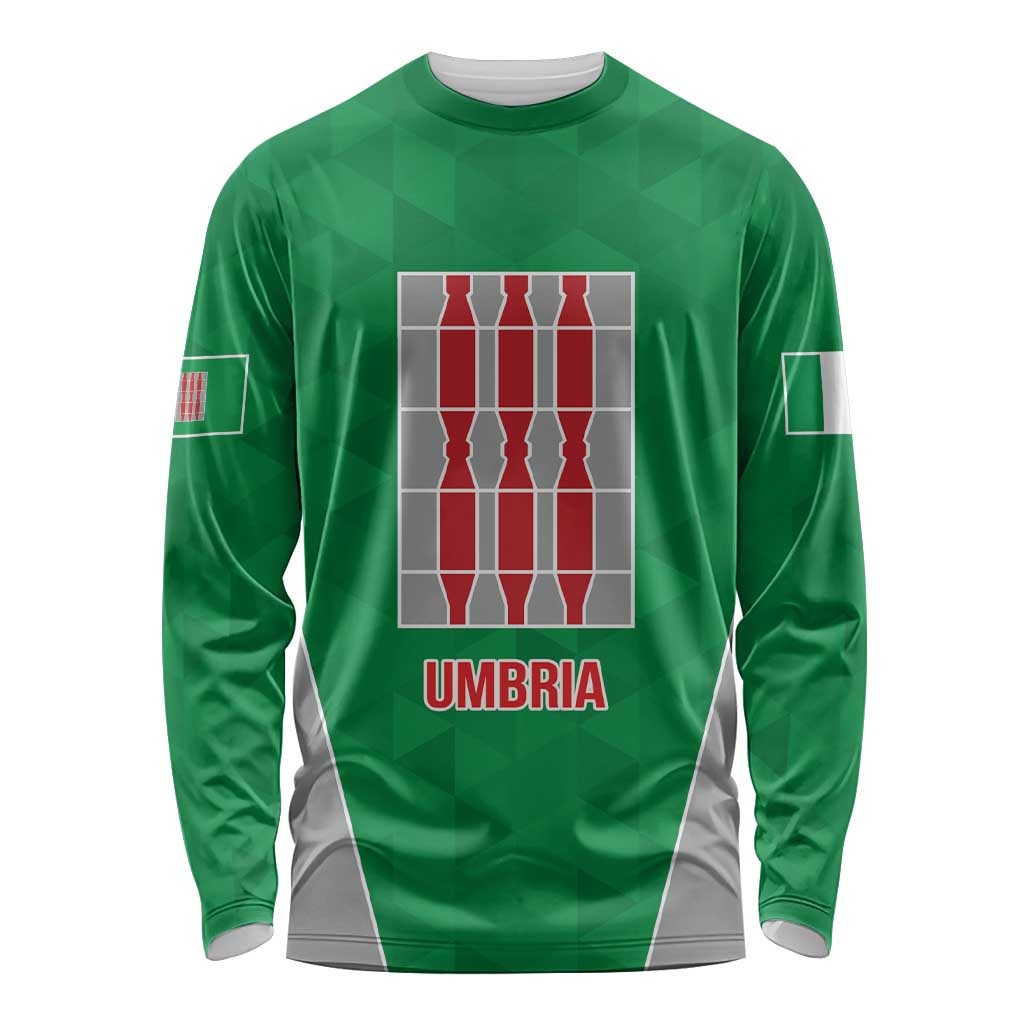 Personalized Italy Umbria Long Sleeve Shirt Inspiration Flags Style LT9